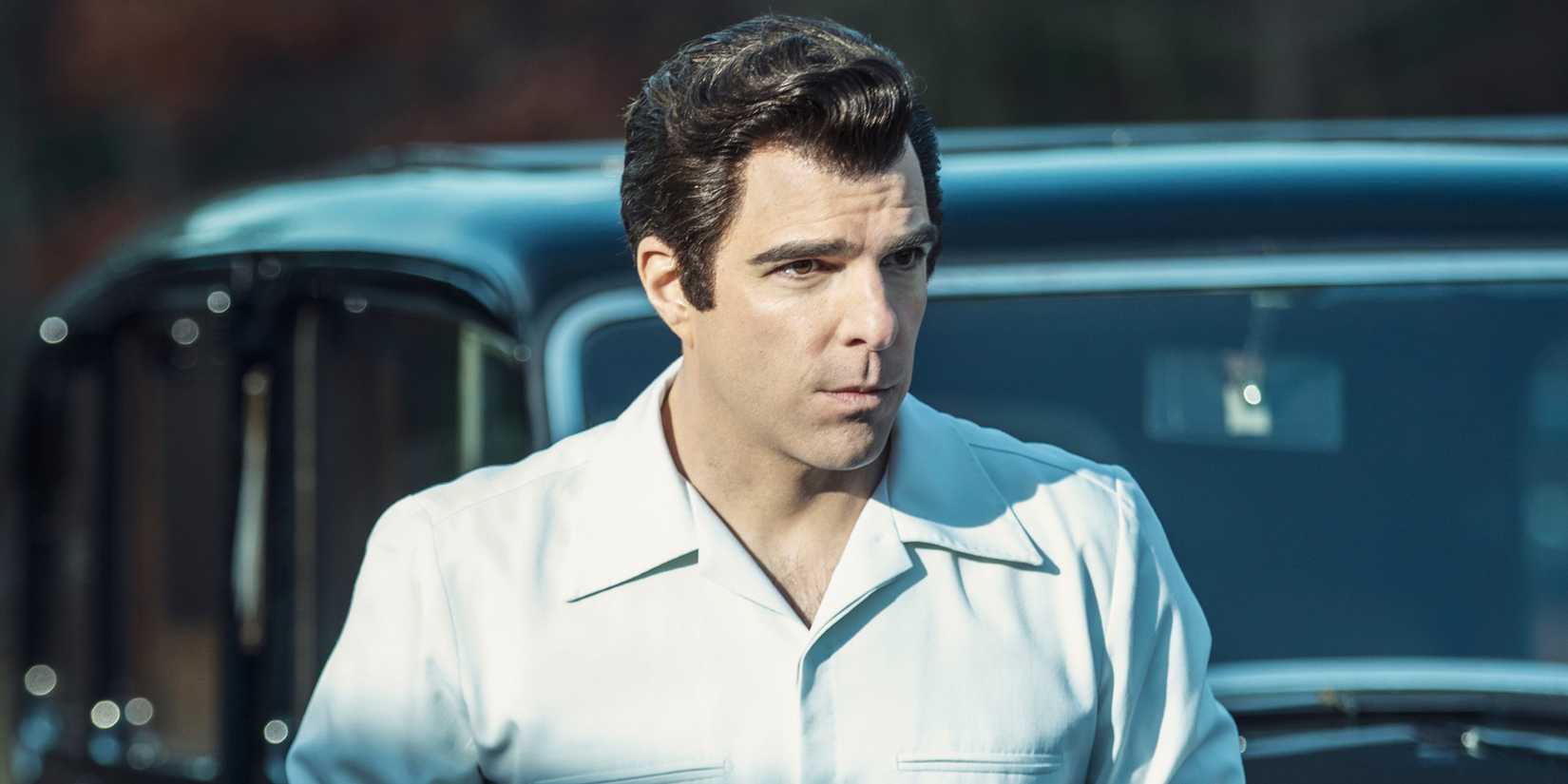 Zachary Quinto staring ahead in NOS4A2