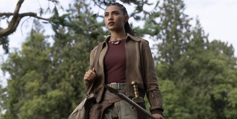 Dior Goodjohn as Clarisse La Rue in Season 2 of 'Percy Jackson and the Olympians.'