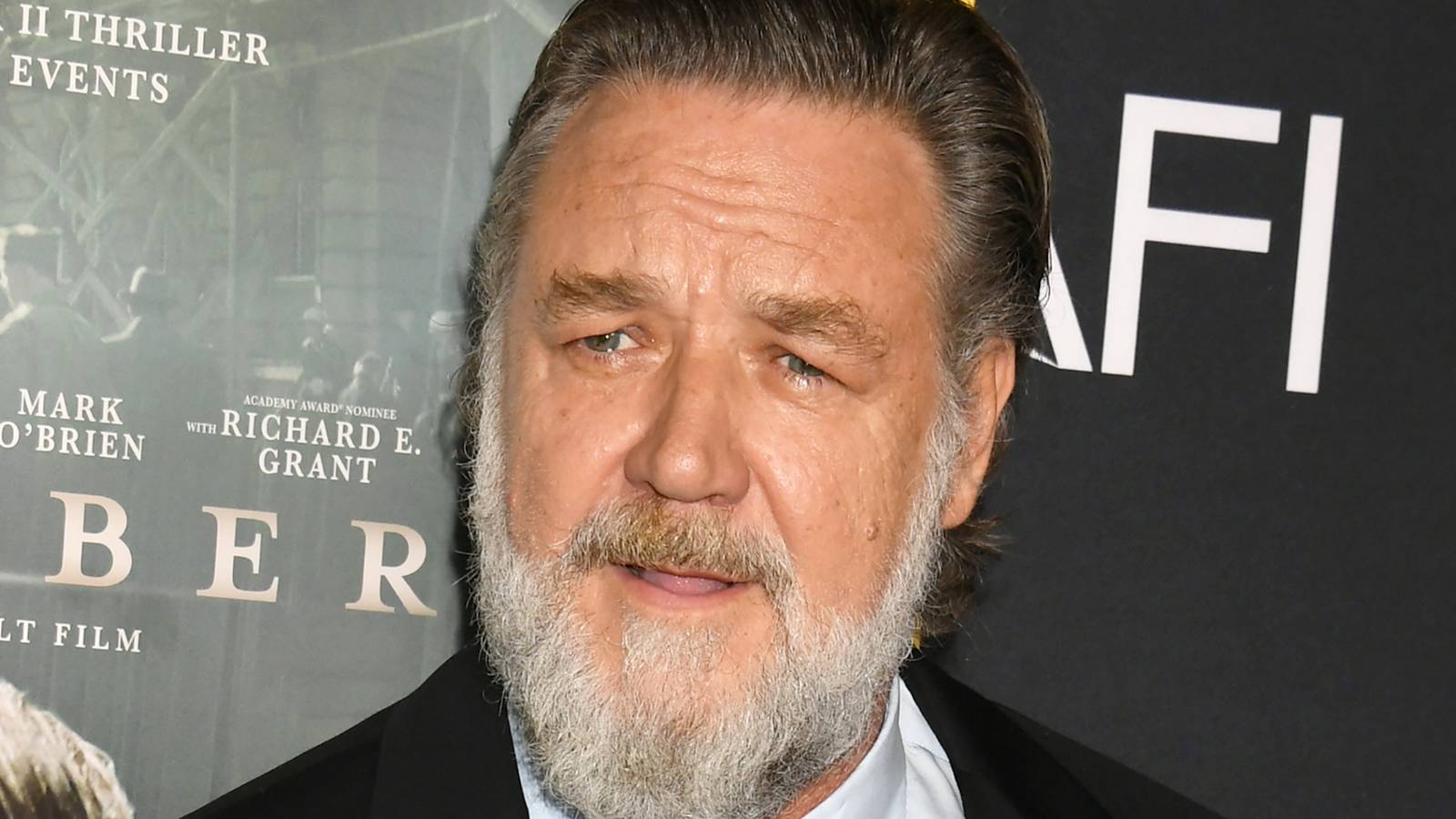 Russell Crowe on the red carpet