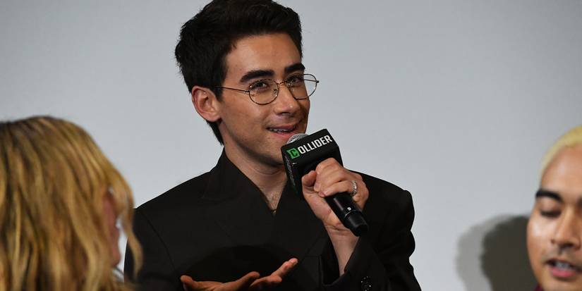 Nick Pugliese talks at the School Spirits Season 3 Q&A.