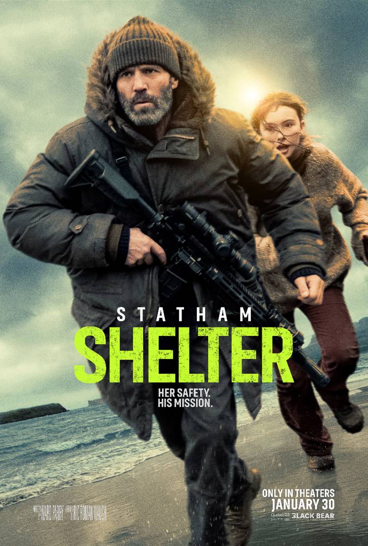 Poster art for Shelter starring Jason Statham.