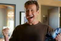 Jason Segel as Jimmy expressing great excitement in Season 3 of Shrinking.