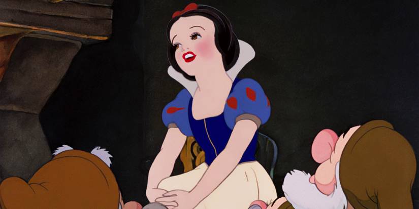 Snow White singing in Snow White and the Seven Dwarfs