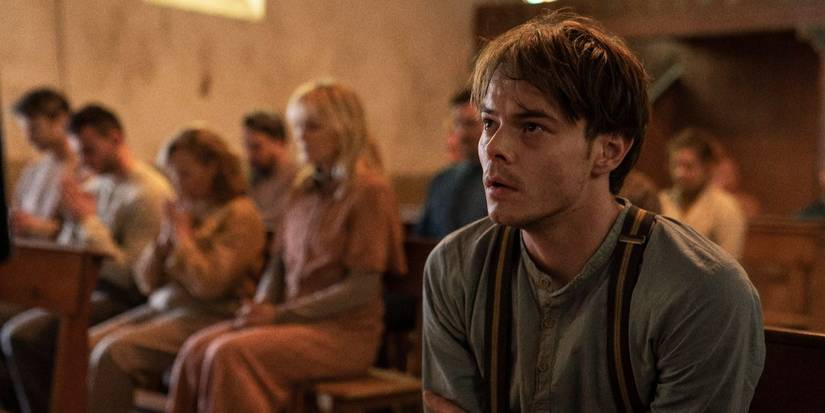 Charlie Heaton and Malin Akerman in Soulmates.
