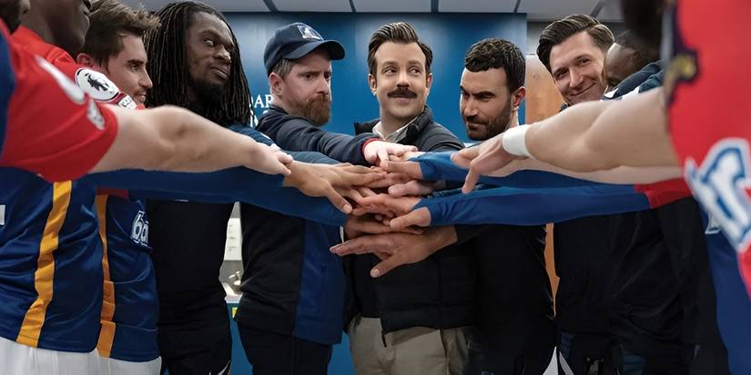 Richmond huddles together in Ted Lasso's Season 3 finale
