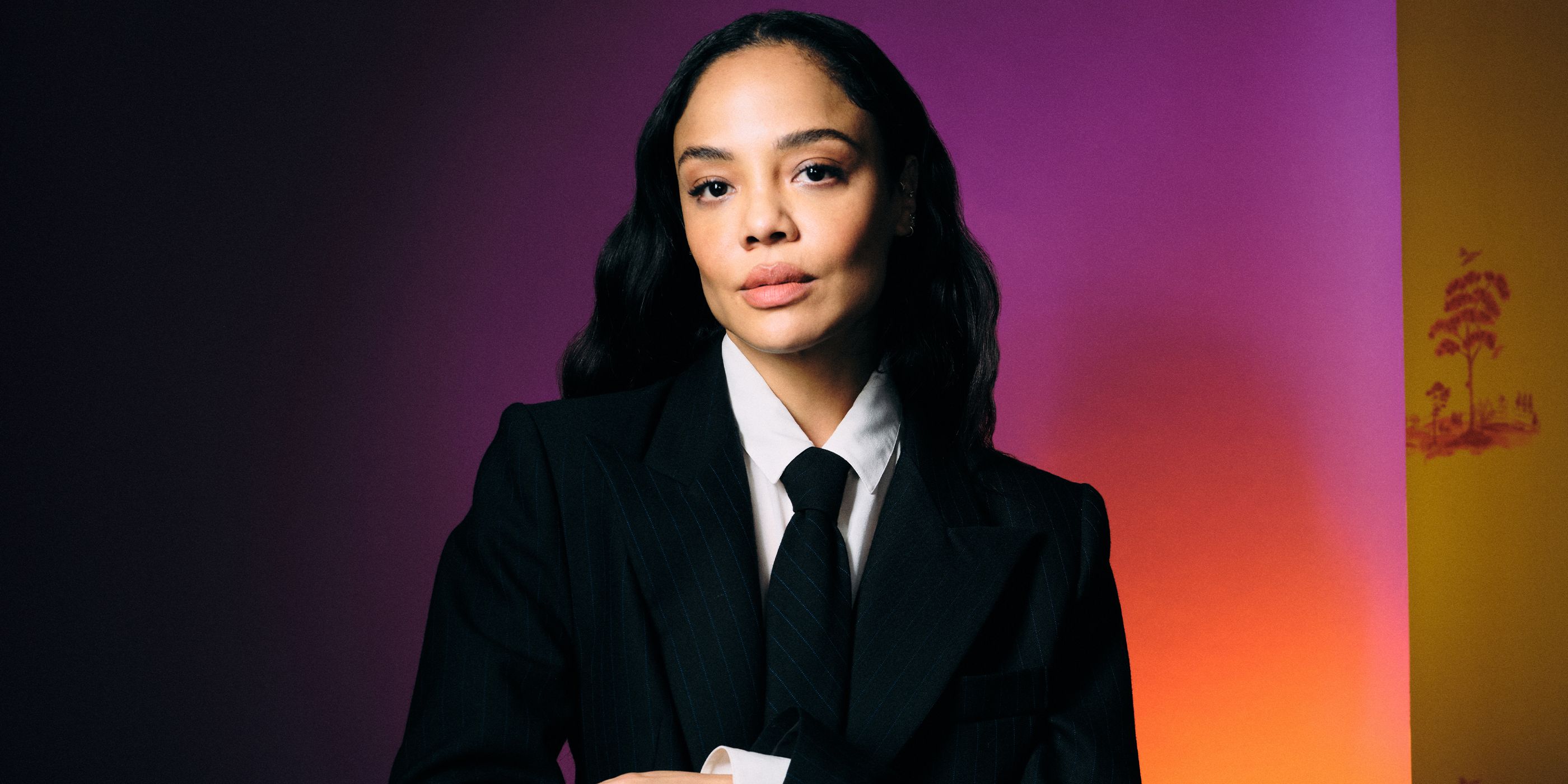 Tessa Thompson photographed by Stephanie Diani for Collider in New York on December 2, 2025.