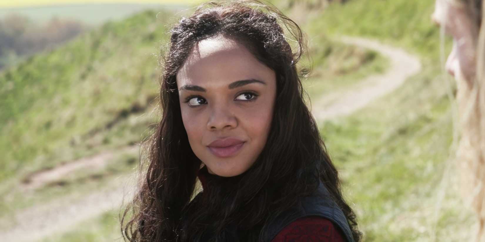 Tessa Thompson as Valkyrie at the end of 'Avengers: Endgame'