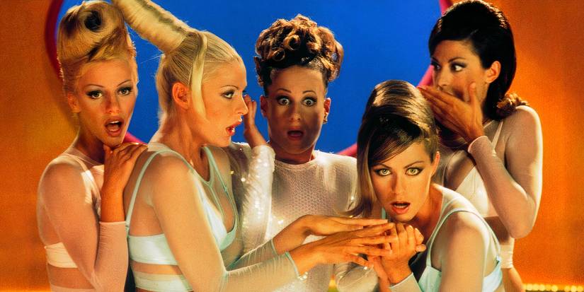 The Attack of the Giant Moussaka's cast of woman in various stages of shock.