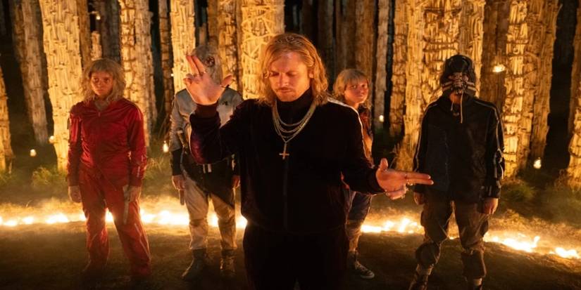 Sir Lord Jimmy Crystal and his followers in 28 Years Later: The Bone Temple