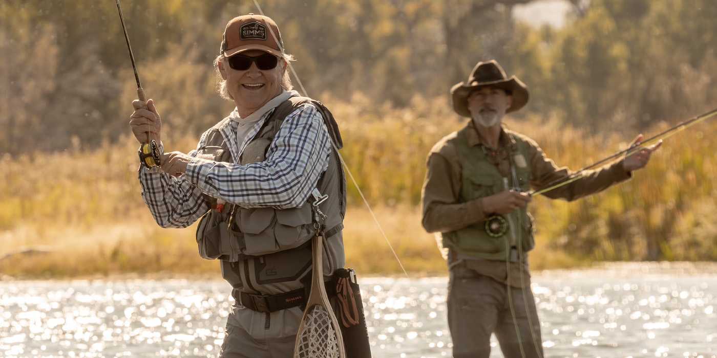 Preston Clyburn (Kurt Russell) fly-fishing on 'The Madison'