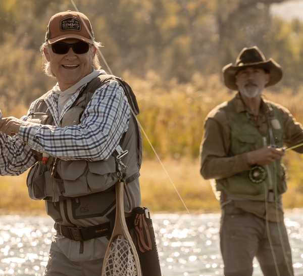 Preston Clyburn (Kurt Russell) fly-fishing on 'The Madison'