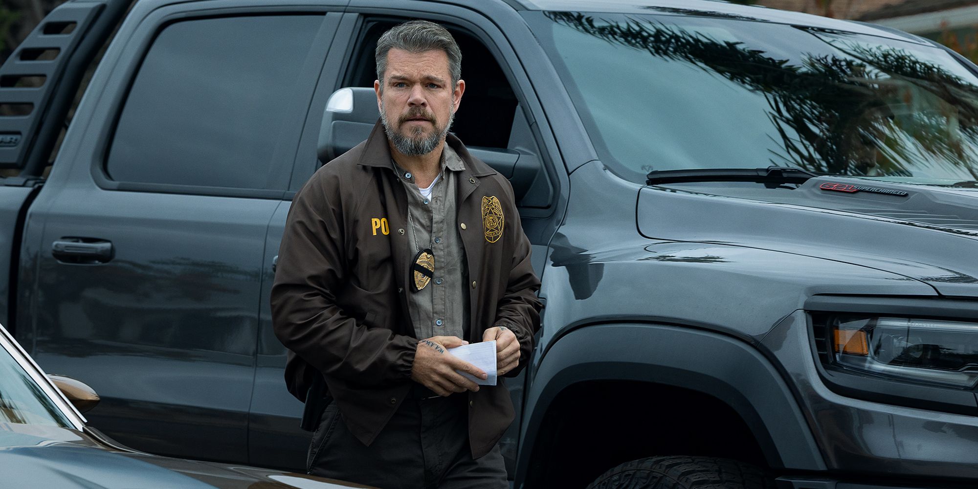 Matt Damon works a case in The Rip