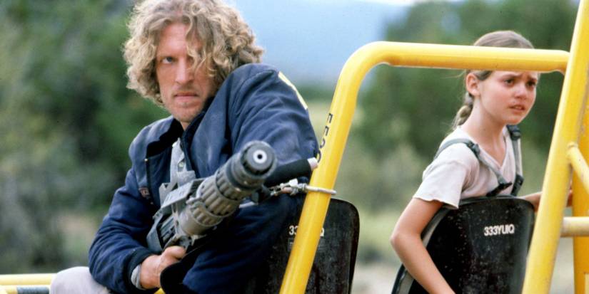 Clancy Brown and J. Madison Wright in Earth 2