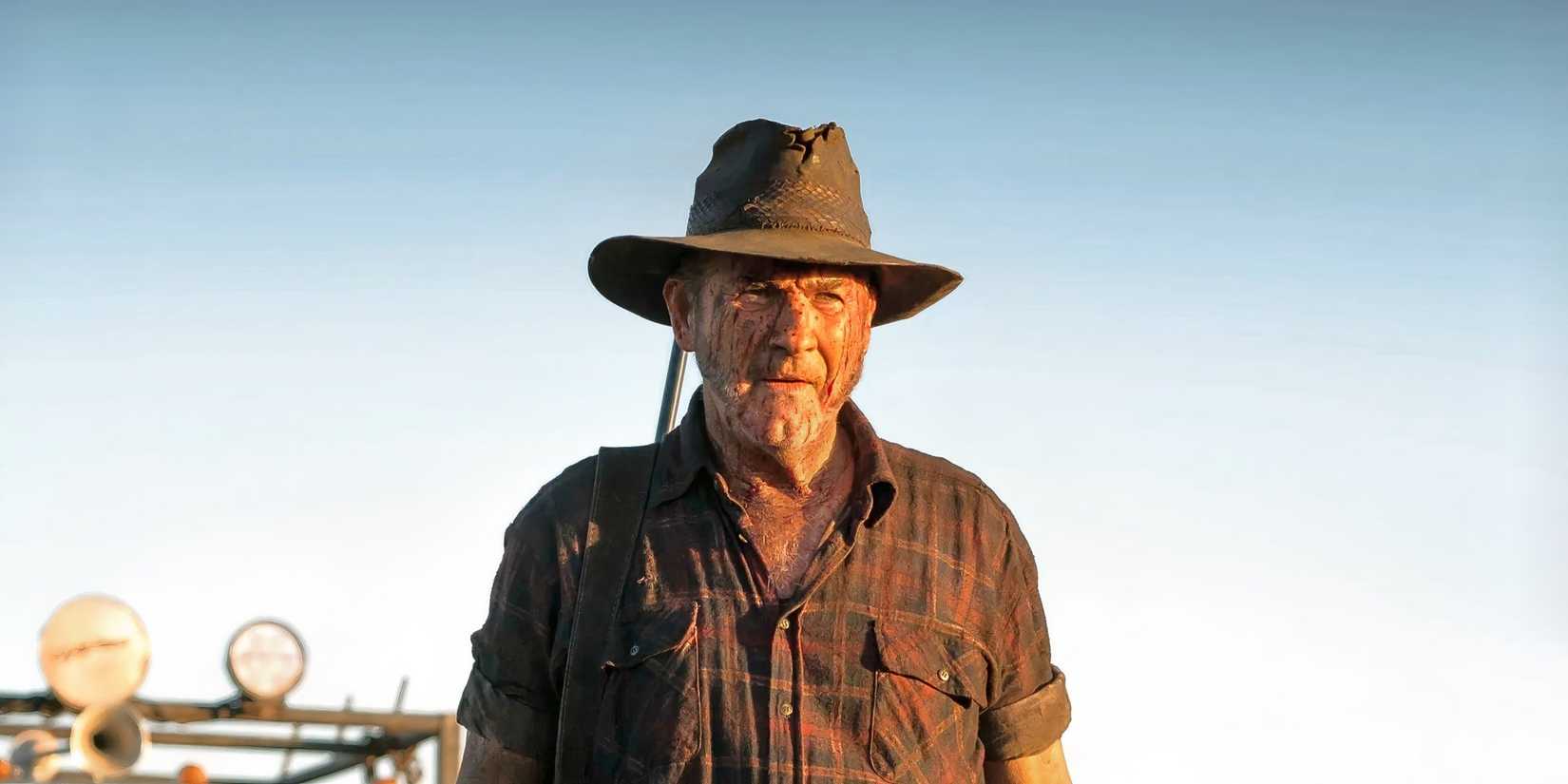 John Jaratt as Mick Taylor in still image of Wolf Creek.