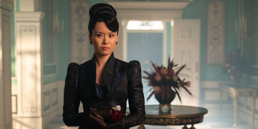 Katie Leung sebagai Lady Araminta Gun di 'Bridgerton' Musim 4.
