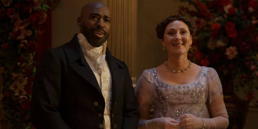 Lord Marcus Anderson and Violet Bridgerton in 'Bridgerton'