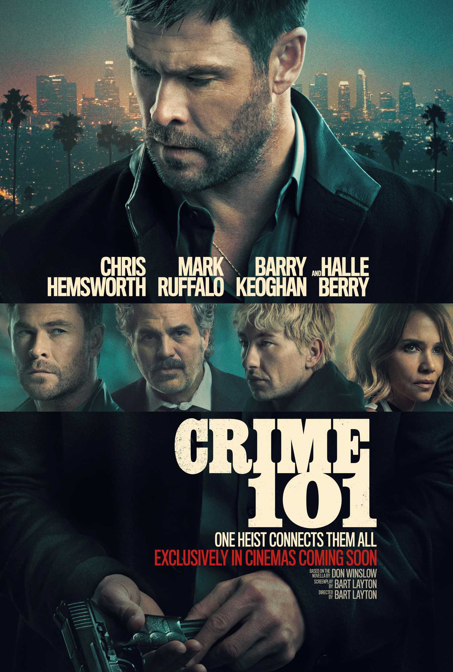 Poster art for Crime 101.