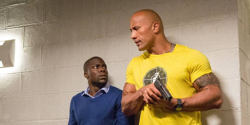 Kevin Hart and Dwayne Johnson in 'Central Intelligence'
