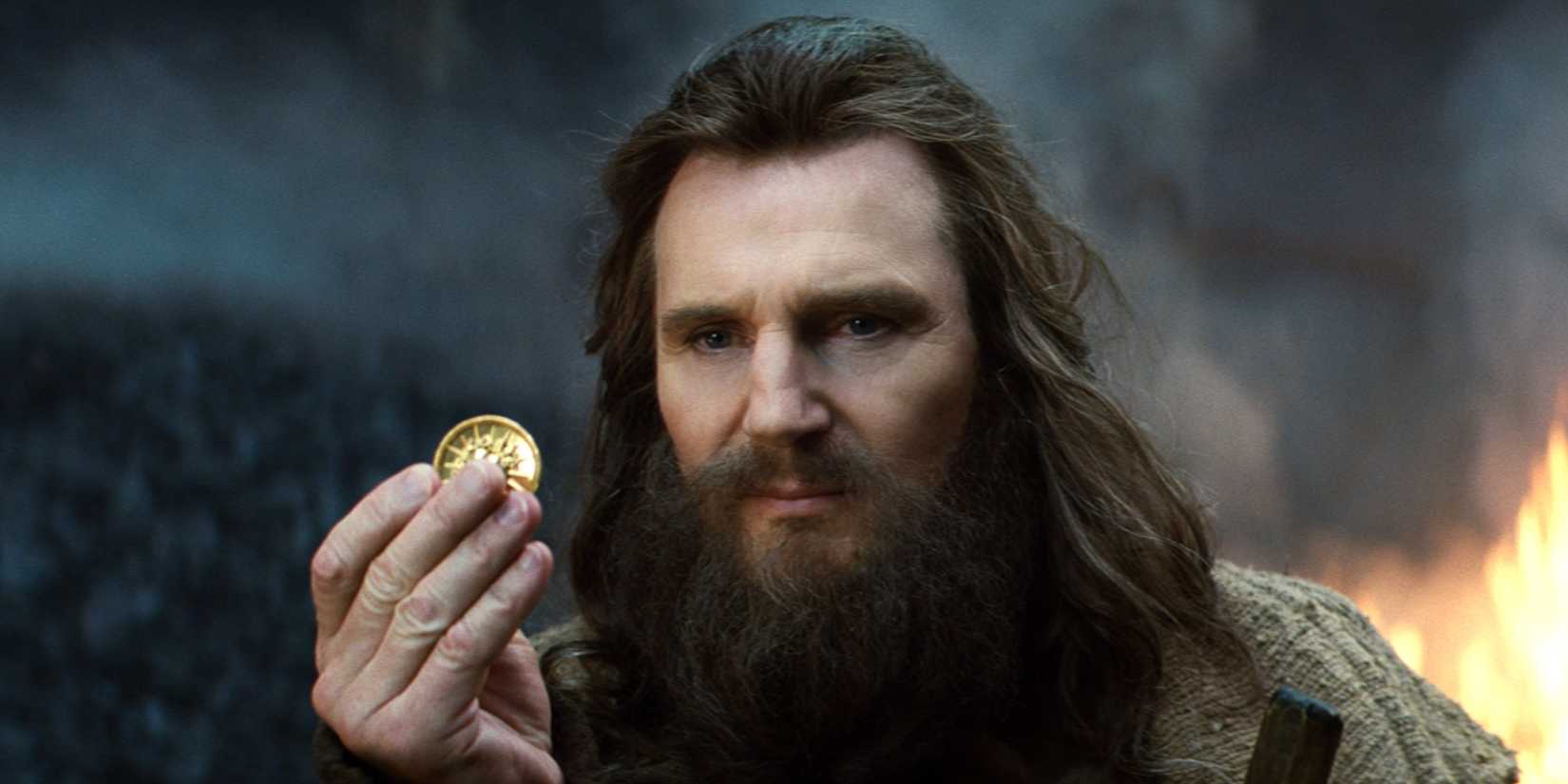 Liam Neeson as Zeus in Clash of the Titans.