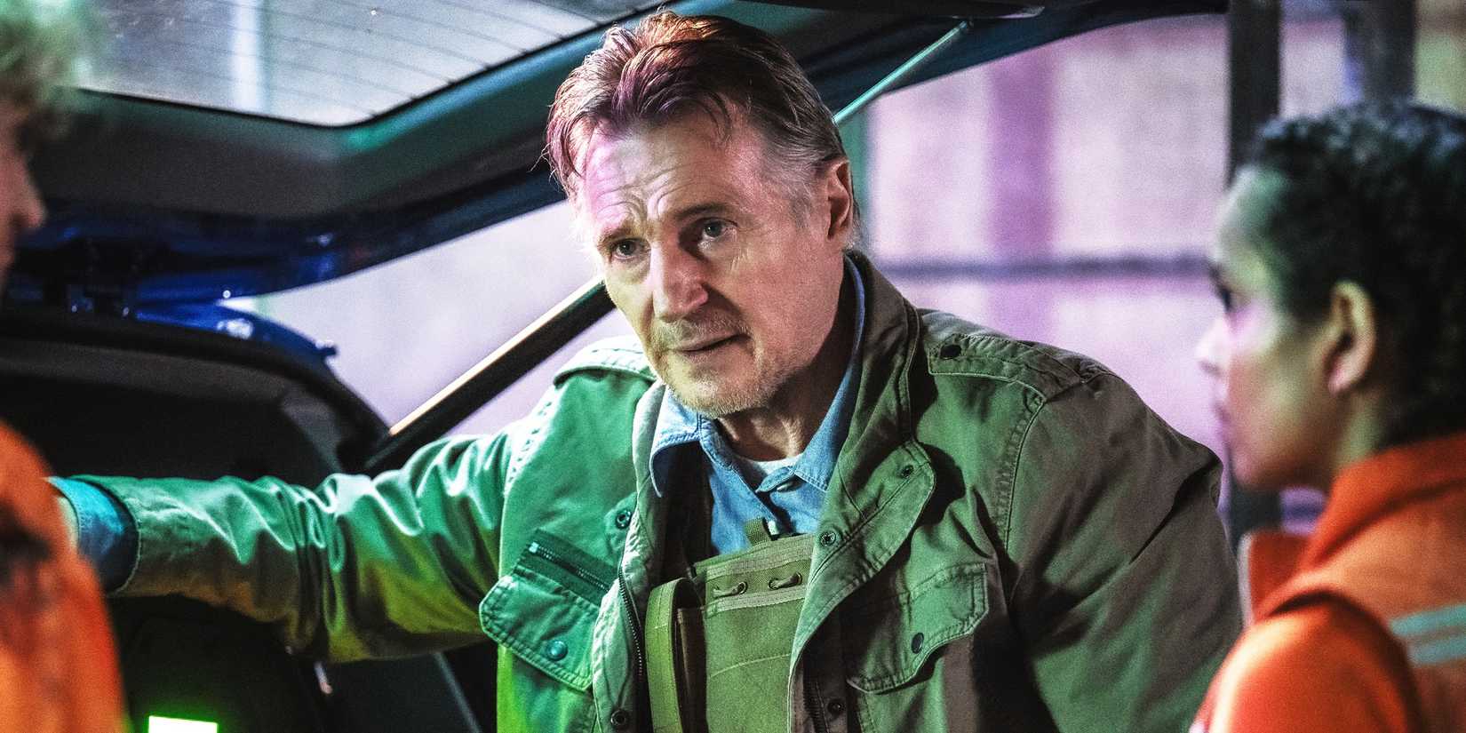 Liam Neeson as Robert Quinn in Cold Storage.