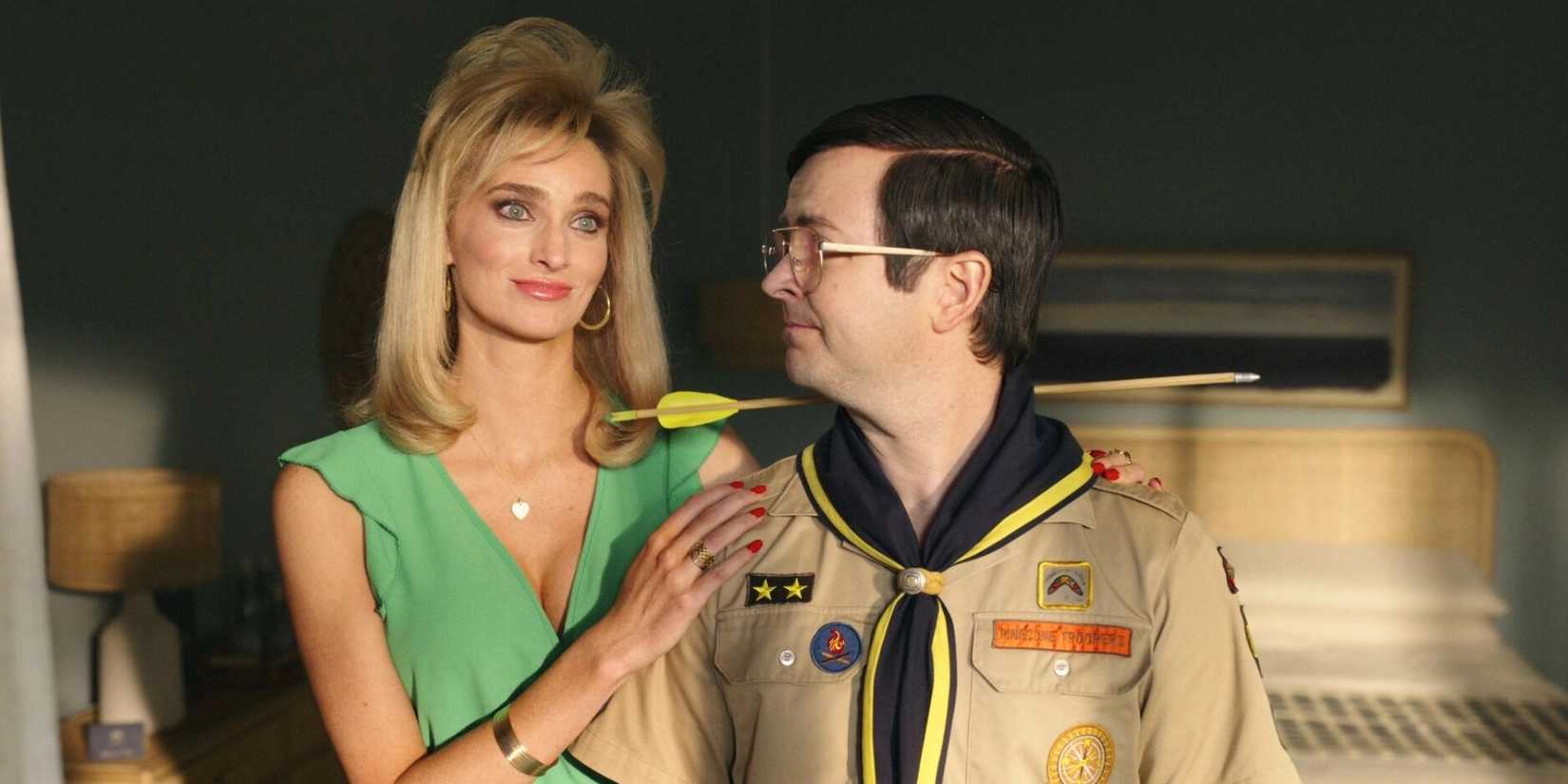 allegra edwards and richie moriarty in ghosts season 3 episode 10