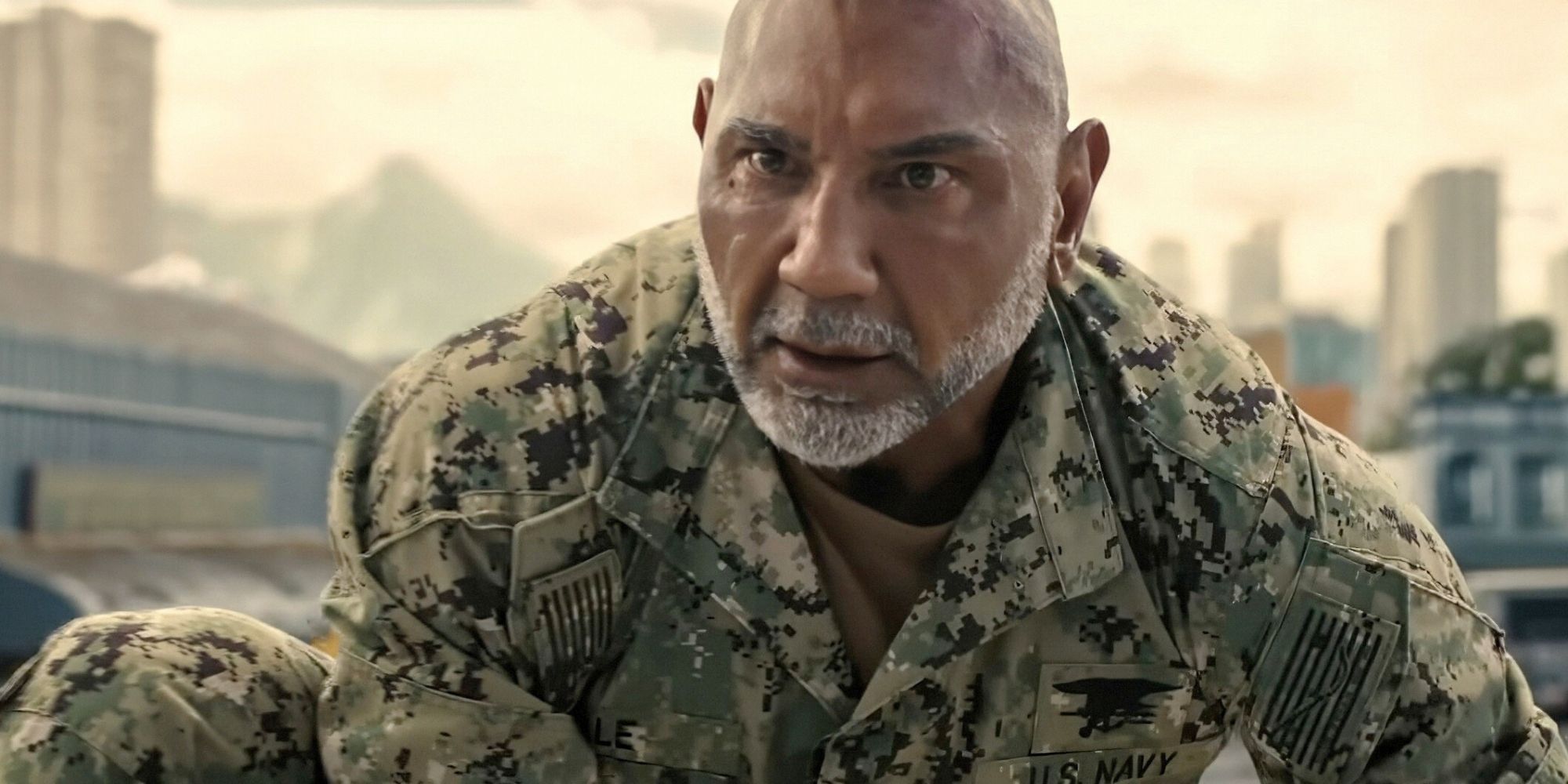 THE WRECKING CREW, Dave Bautista, 2026. © Amazon Prime Video / Courtesy Everett Collection