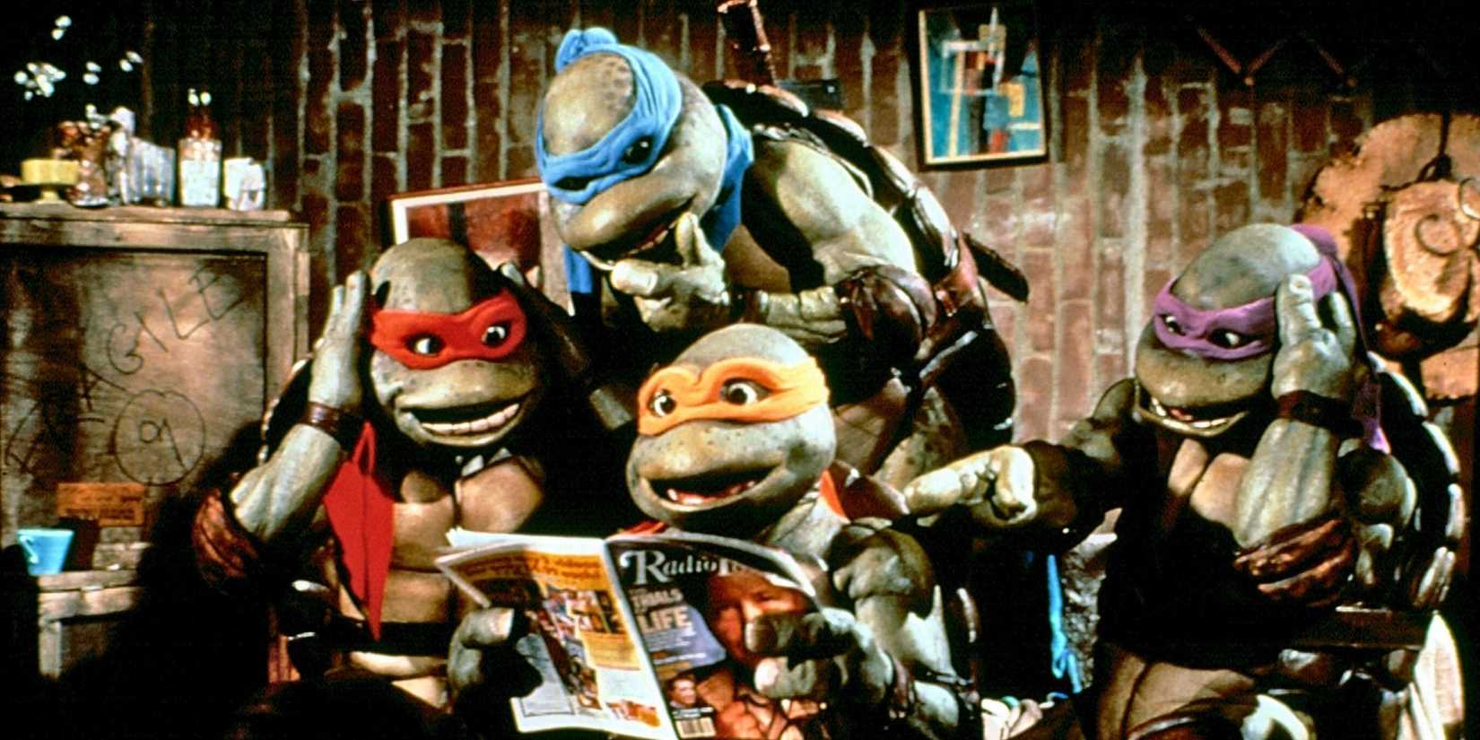 TEENAGE NINJA MUTANT TURTLES, Michelangelo, Donatello, Raphael, Leonardo, 1990