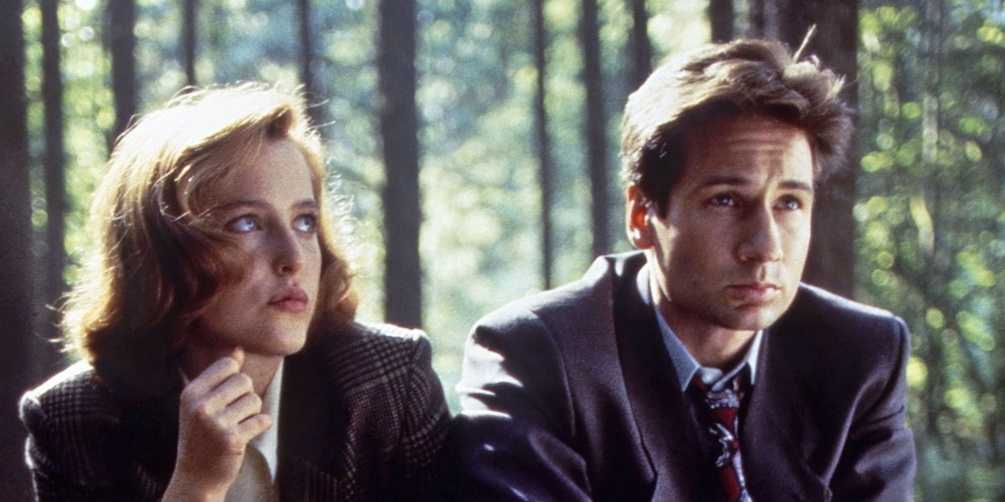THE X-FILES, Gillian Anderson, David Duchovny, 1993-2002. photo: Chris H.B. / © Fox Network / Courtesy: Everett Collection