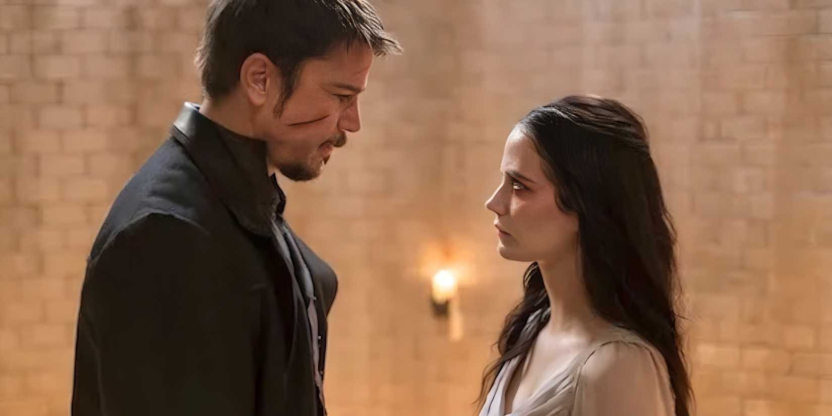 Ethan Chandler (Josh Hartnett) and Vanessa Ives (Eva Green) in the series finale of Penny Dreadful.