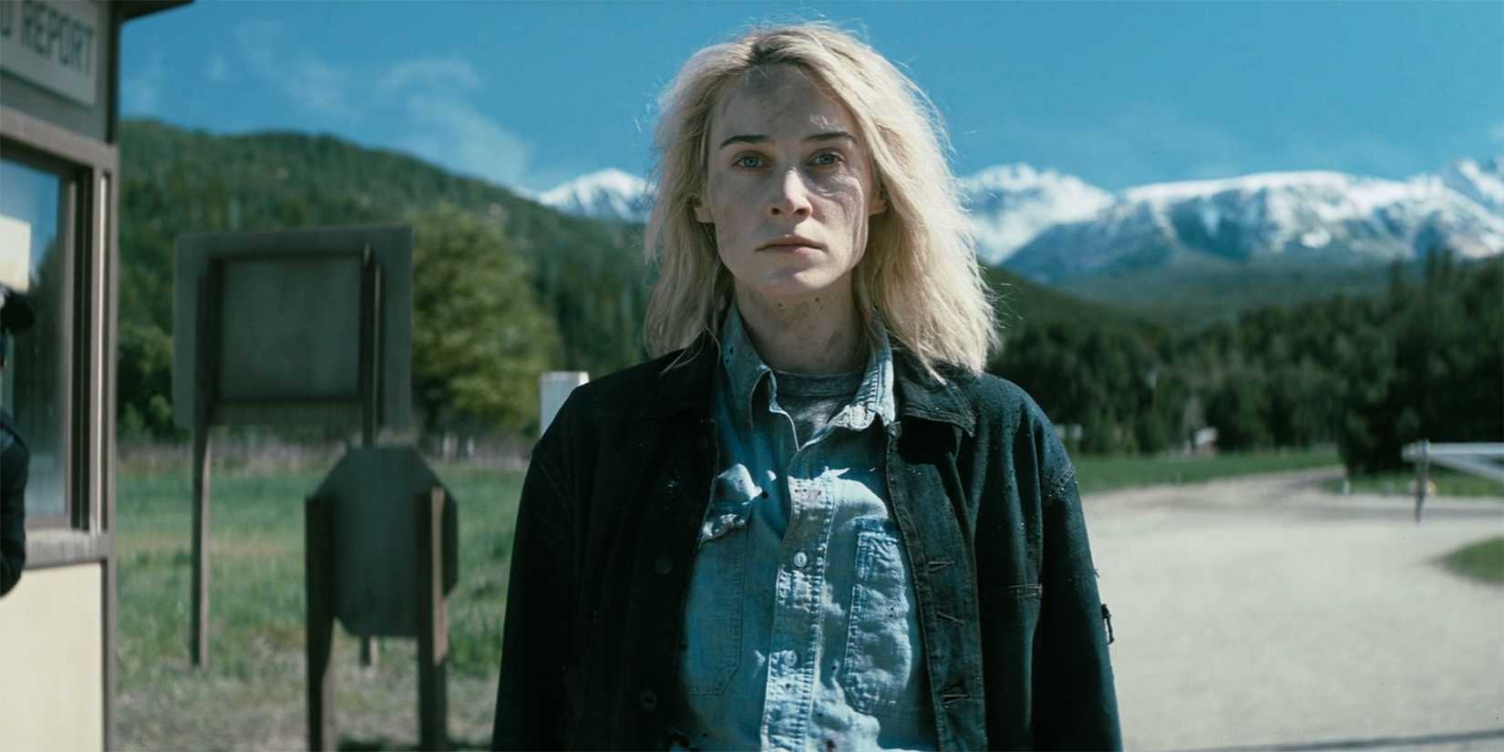 Annabel O'Hagan as Steph escaping Canada in Fallout Season 2