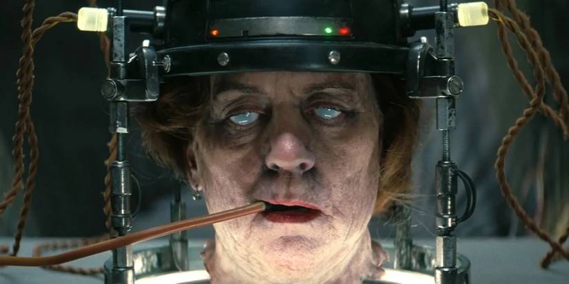 Diane's head in a box powering the mainframe in Fallout.