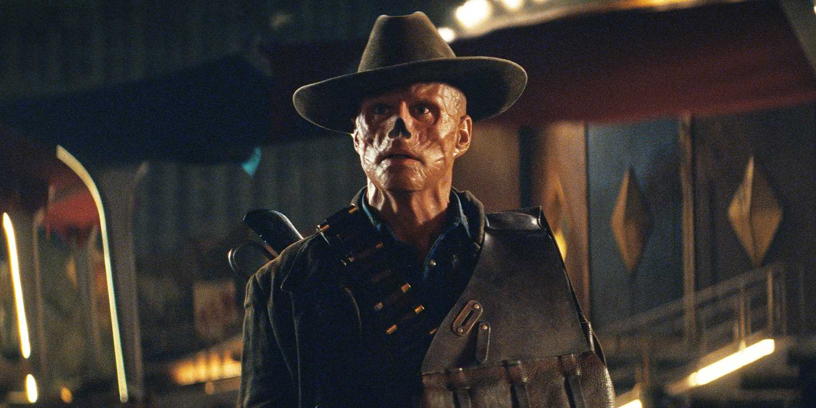 Walton Goggins as the Ghoul in Fallout Season 2