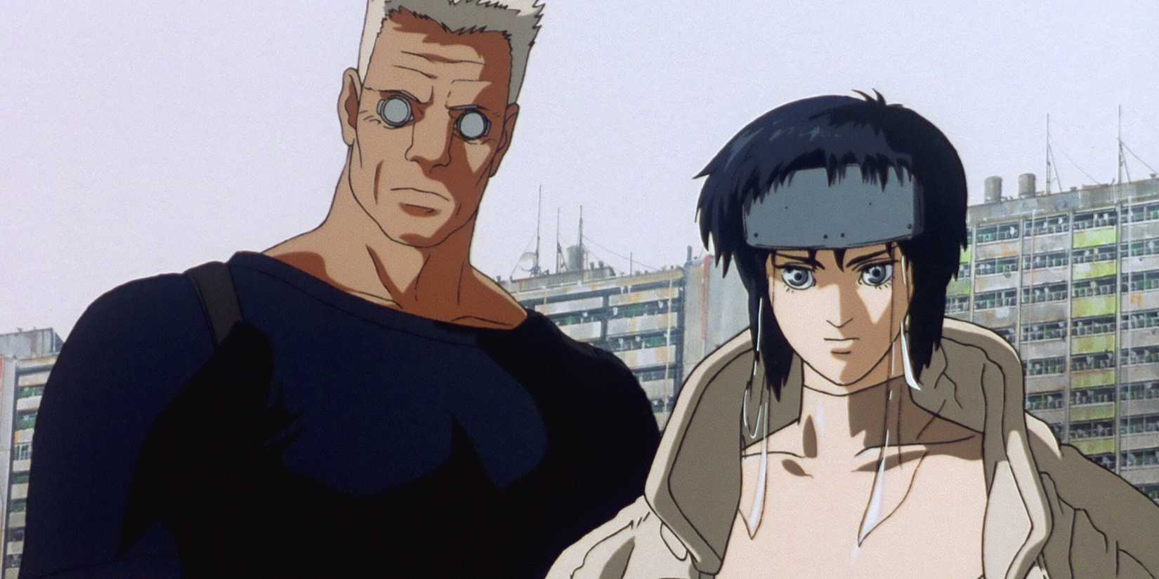 A scene from Ghost in the Shell: Stand Alone Complex