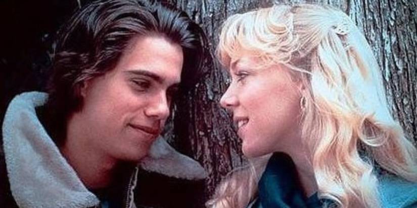 Robby Benson as Nick Peterson and Lynn-Holly Johnson as Lexie Winston in 'Ice Castles.'
