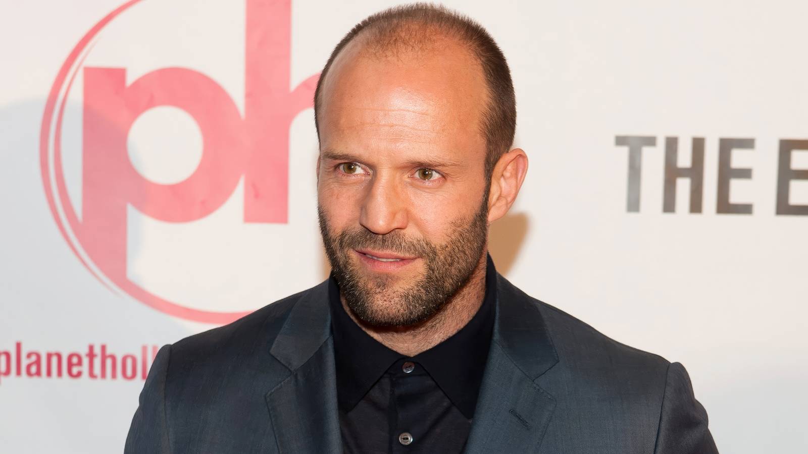 Jason Statham on the red carpet for Expendables