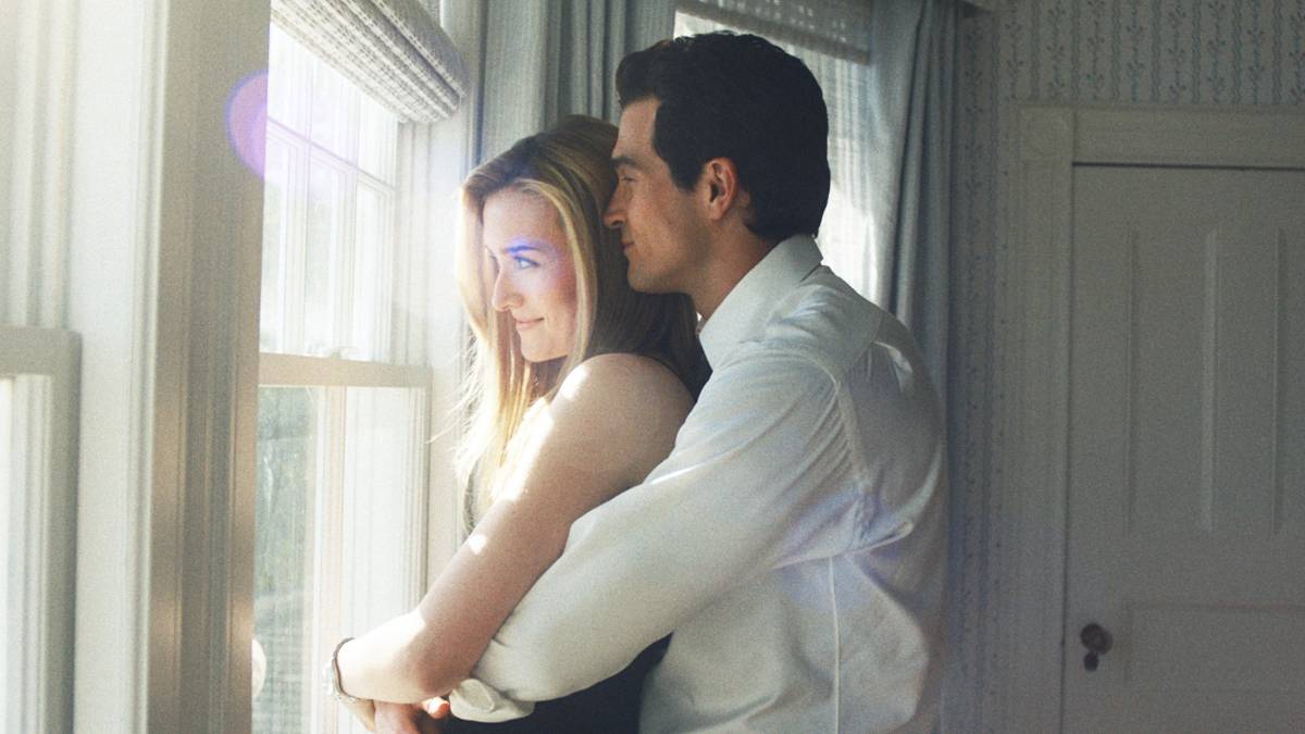 Sarah Pidgeon and Paul Kelly in FX's Love Story