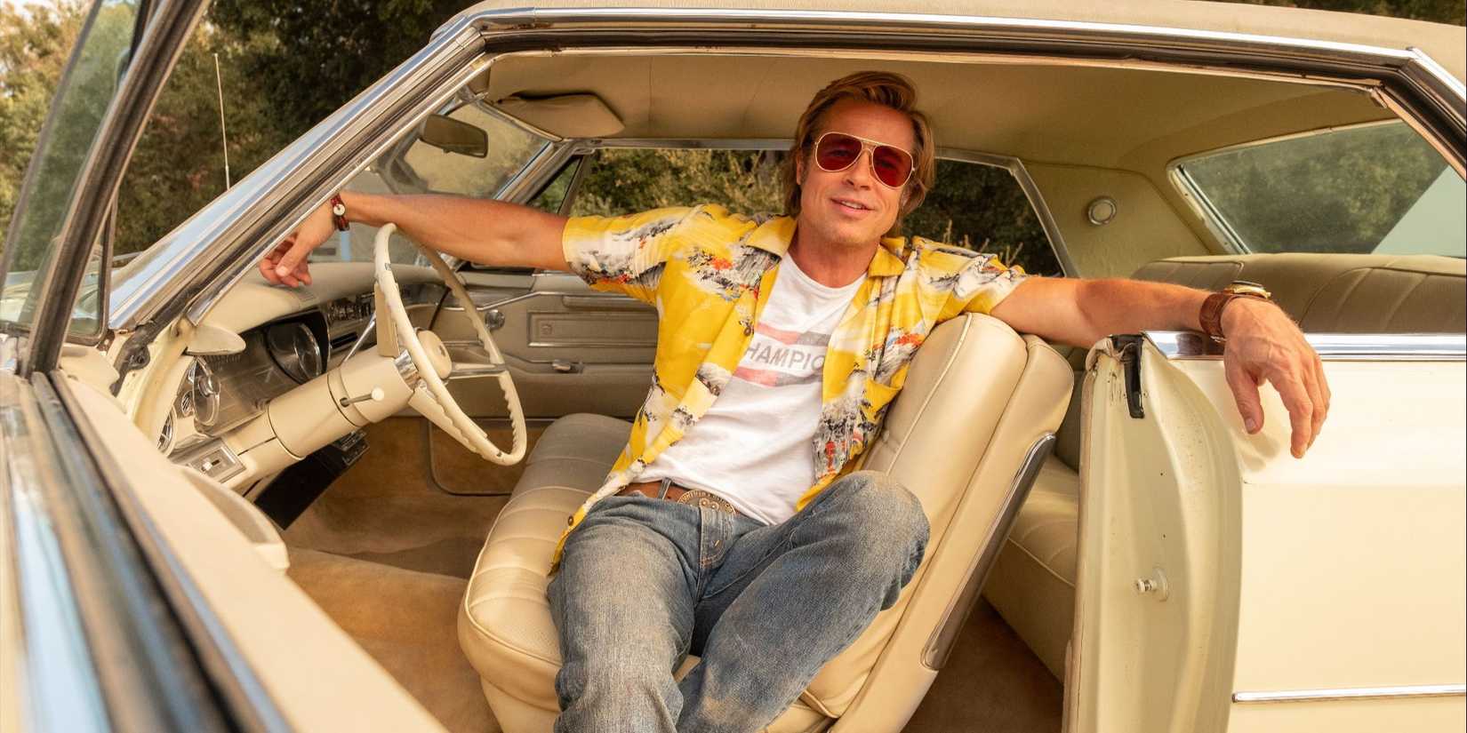 Brad Pitt as Cliff Booth in Once Upon a Time in Hollywood.