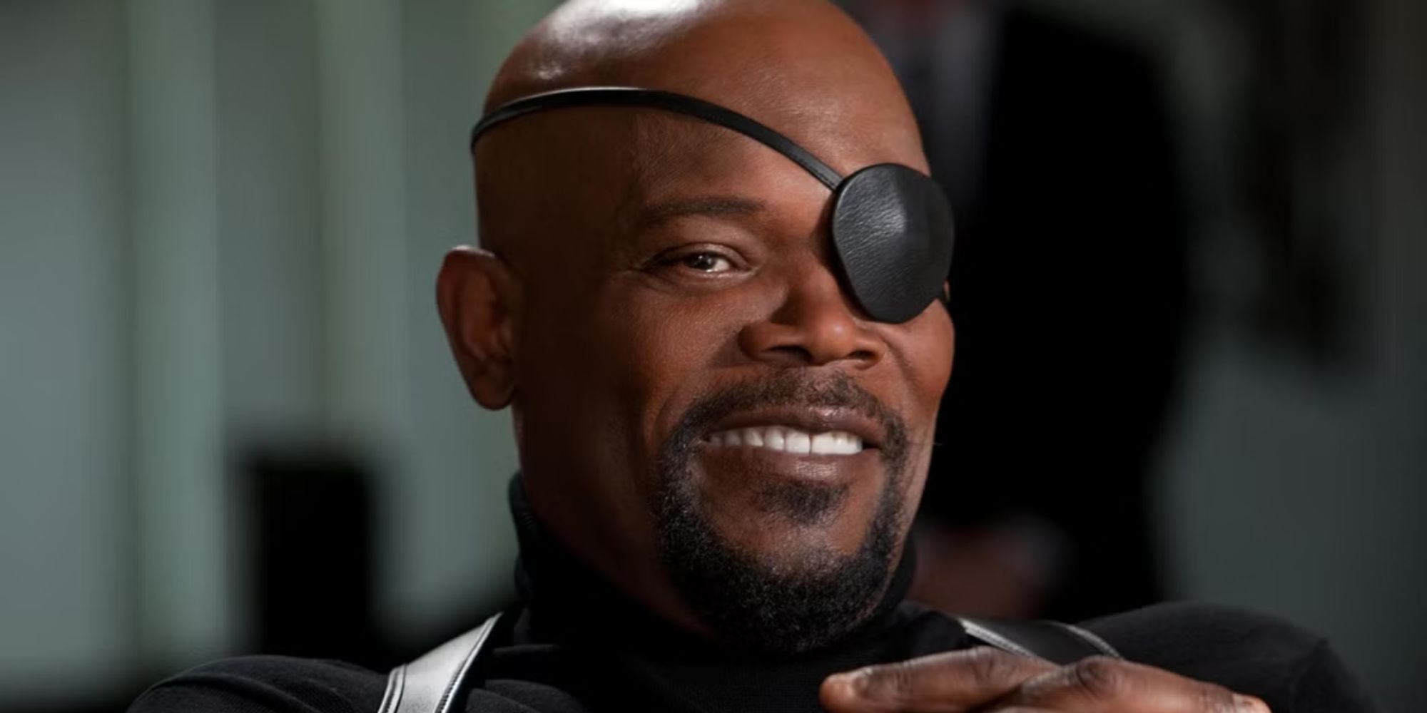 Samuel L Jackson as Nick Fury in The Avengers