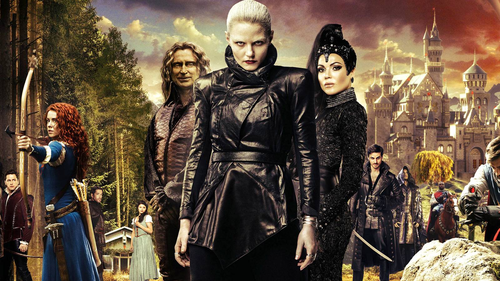 Cast poster for 'Once Upon a Time' Season 5.