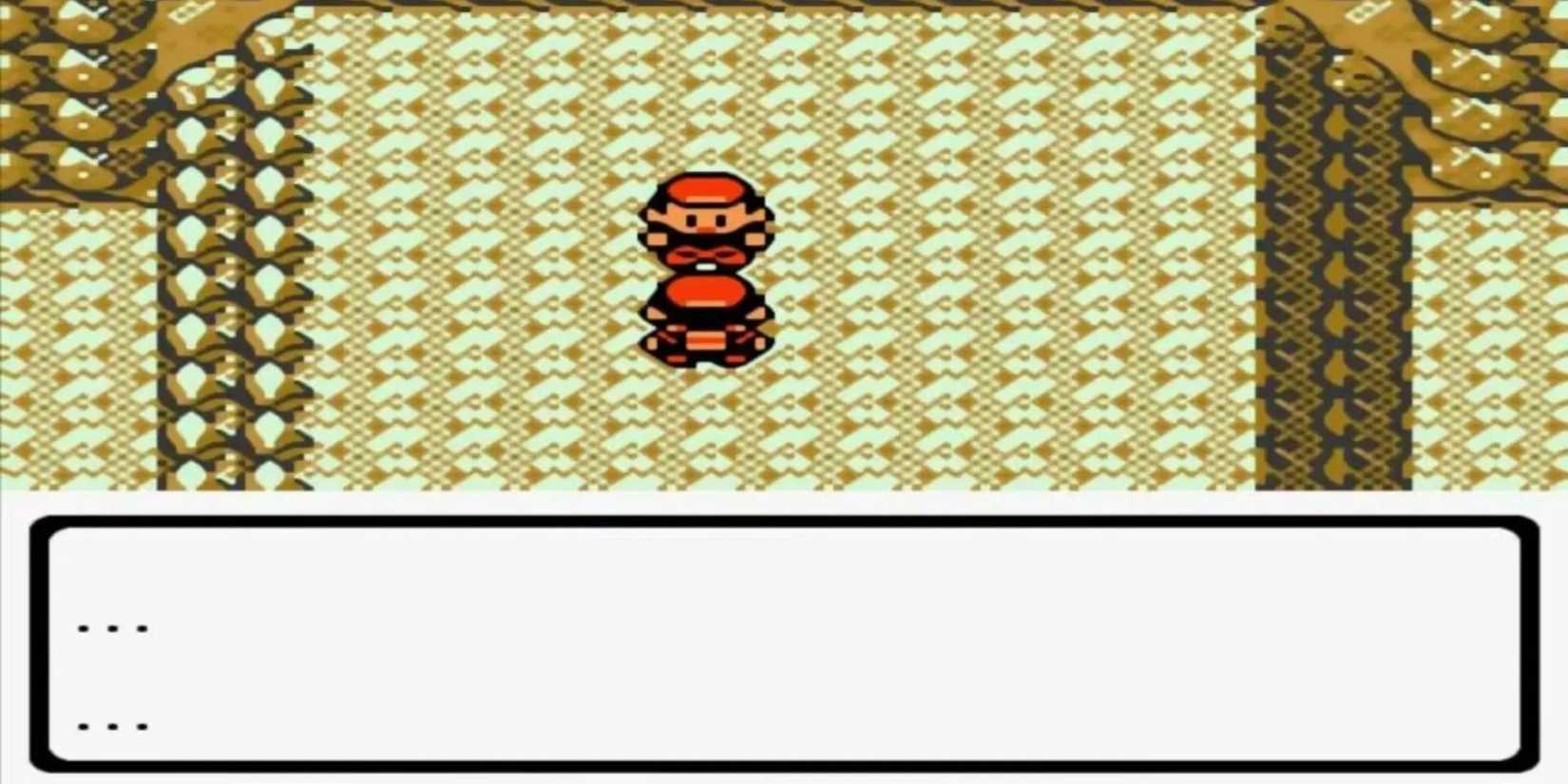 The player encounters Pokémon trainer Red on Mt. Silver