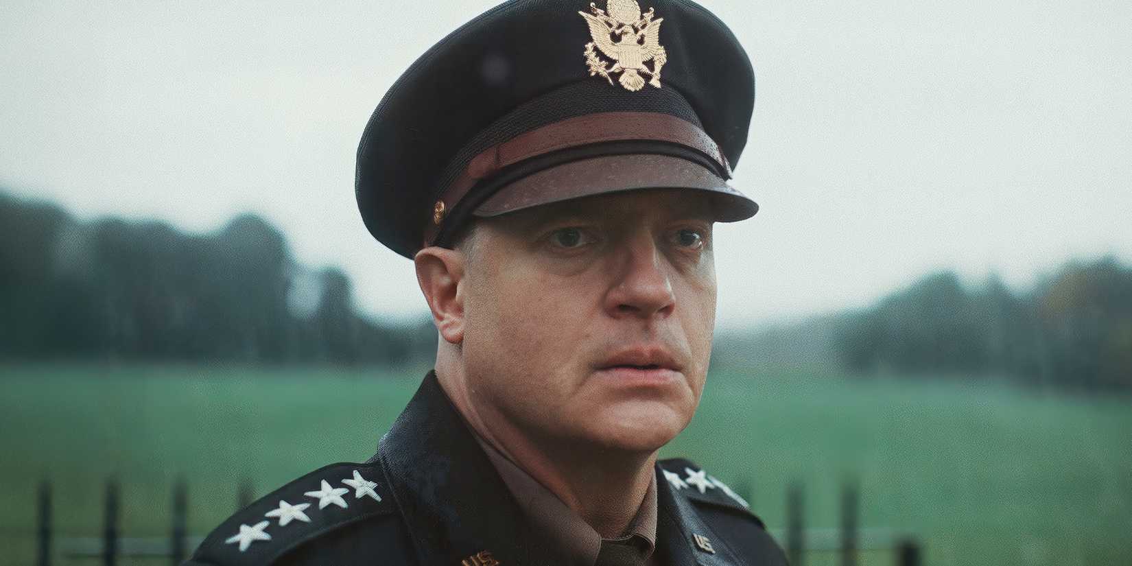 Brendan Fraser como el general Dwight Eisenhower en Presión.