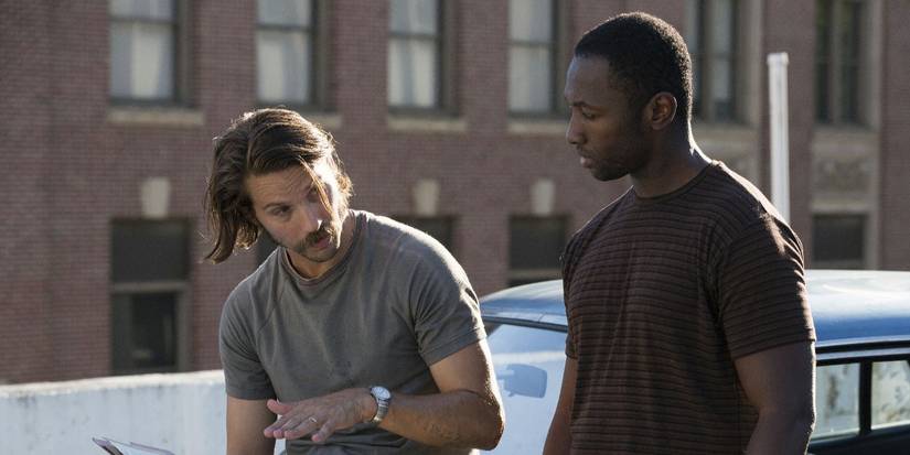 Jamie Hector and Logan Marchall-Green in Quarry.