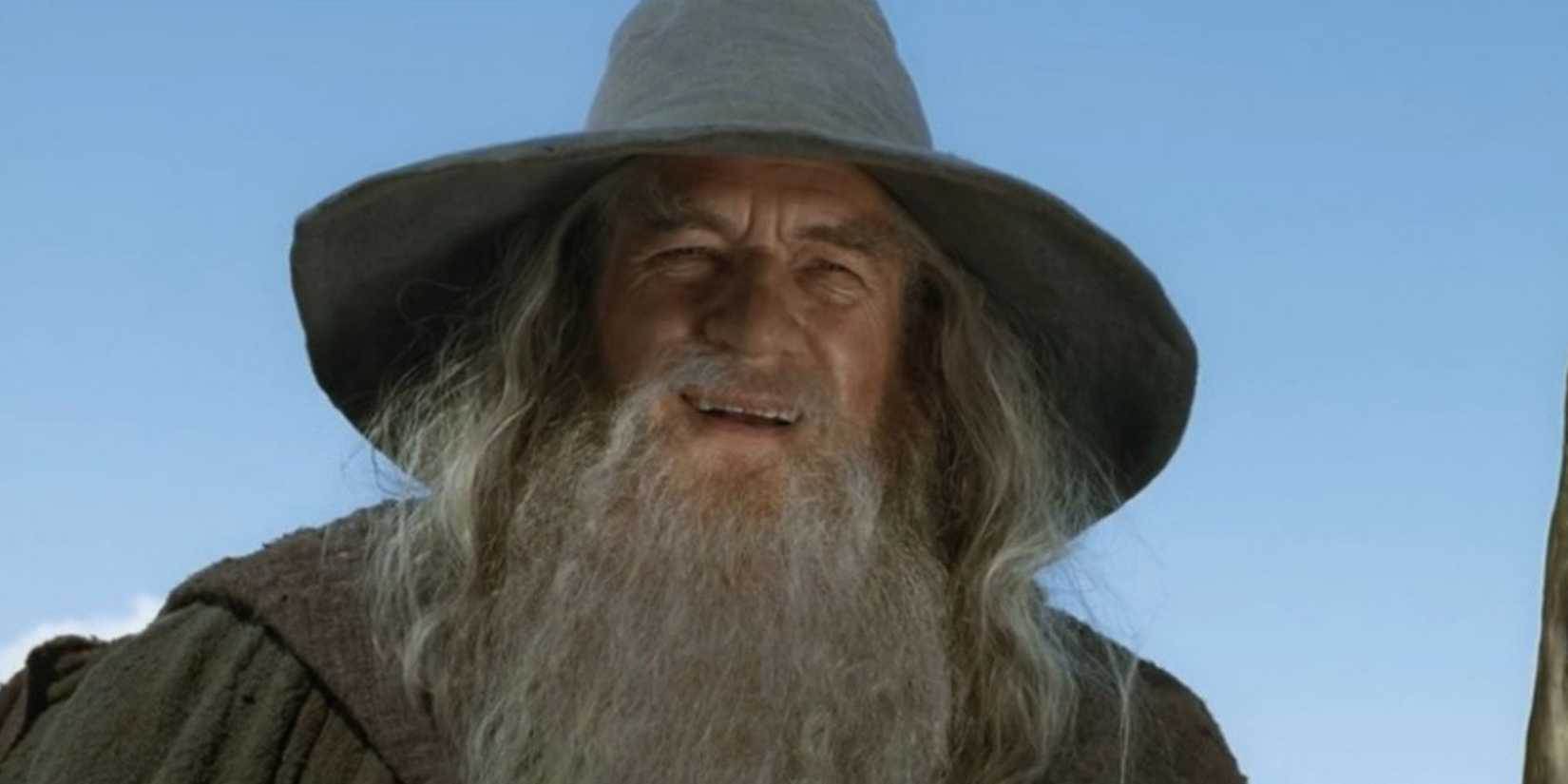 Sir Ian McKellan as Gandalf in The Lord of the Rings