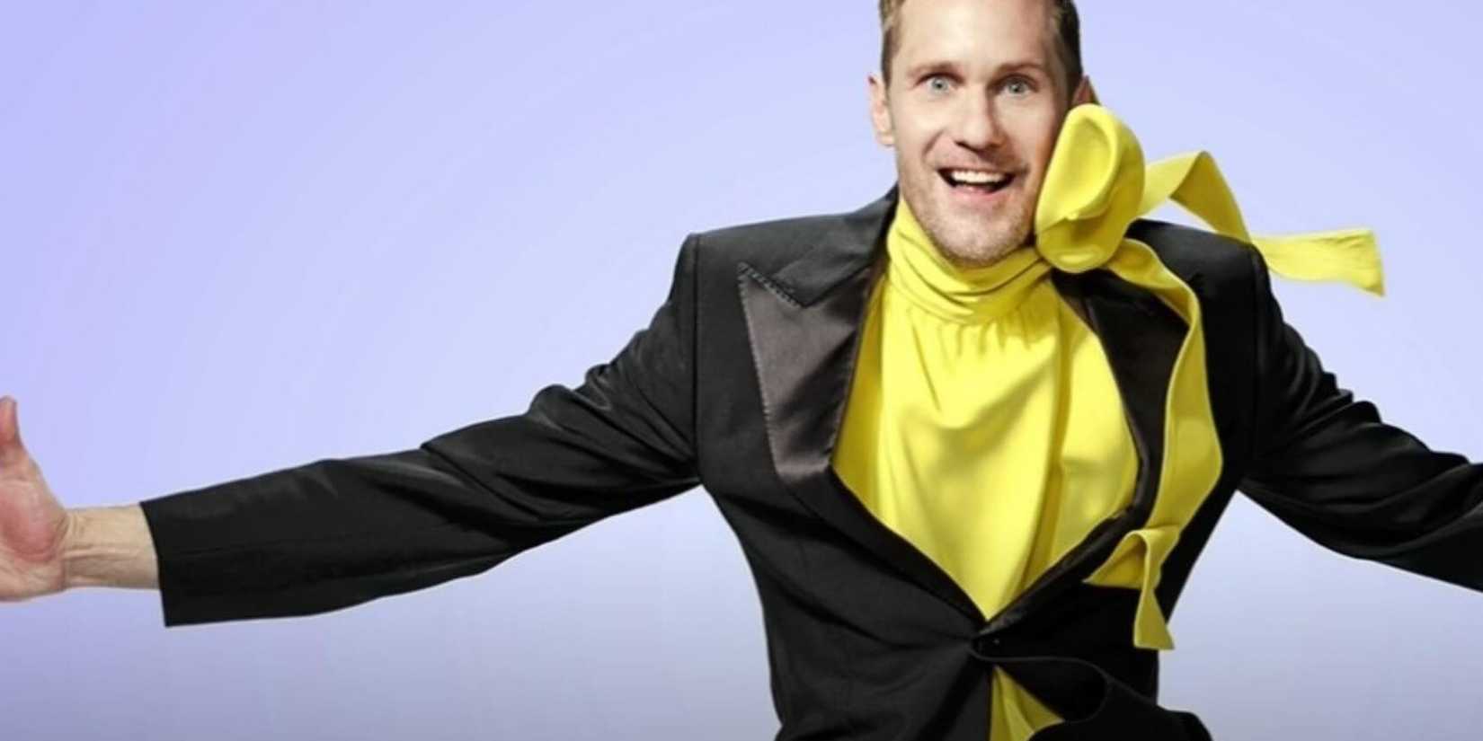 Alexander Skarsgard in an 'SNL' promo