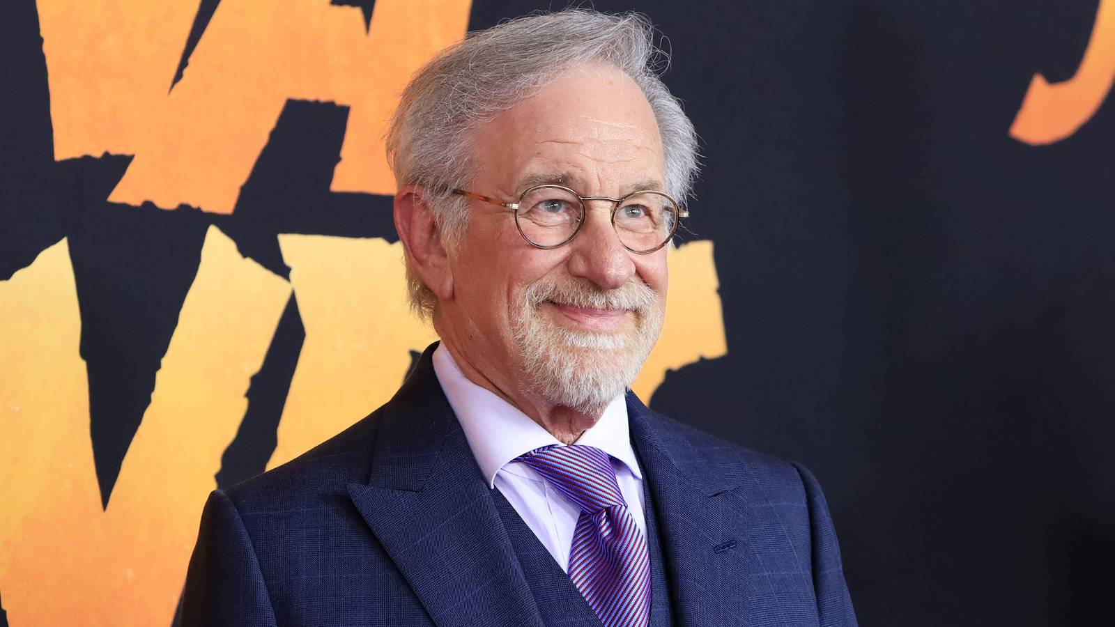 Steven Spielberg on the red carpet