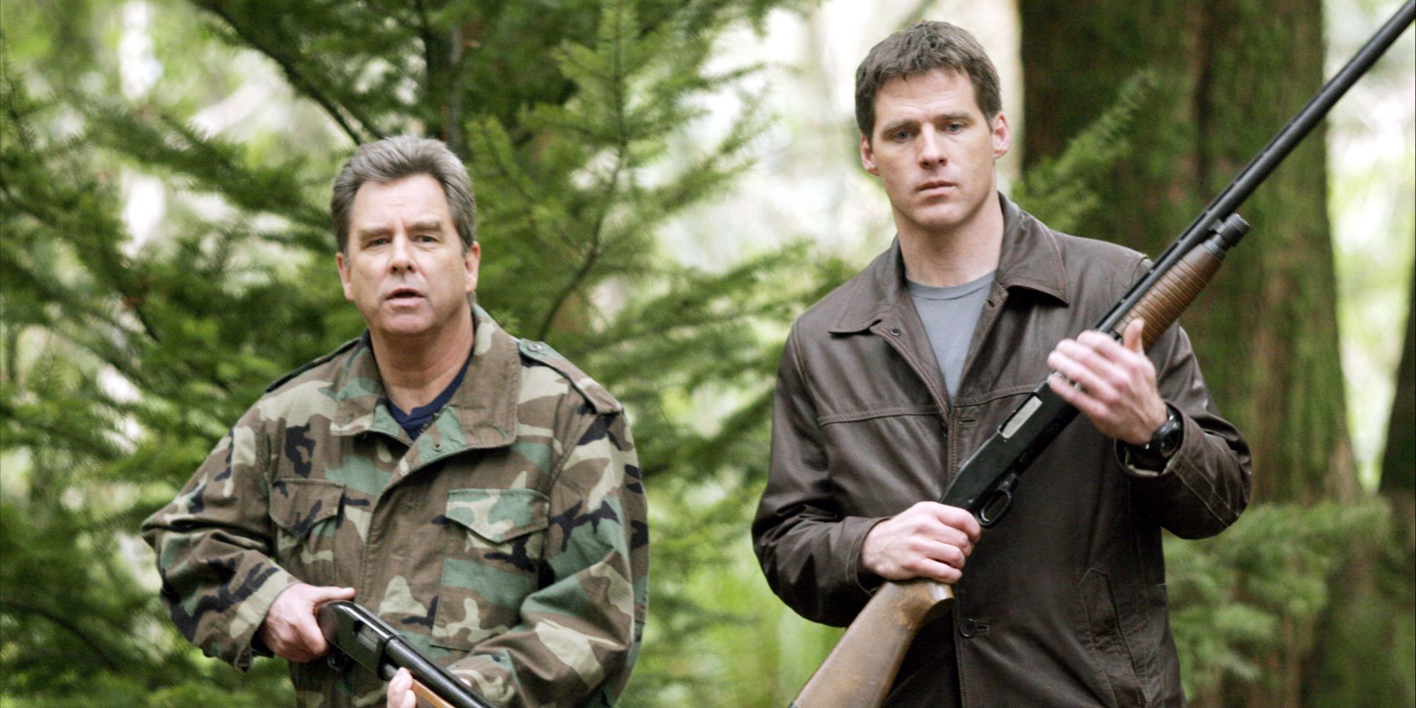 Beau Bridges and Ben Browder in 'Stargate SG-1'