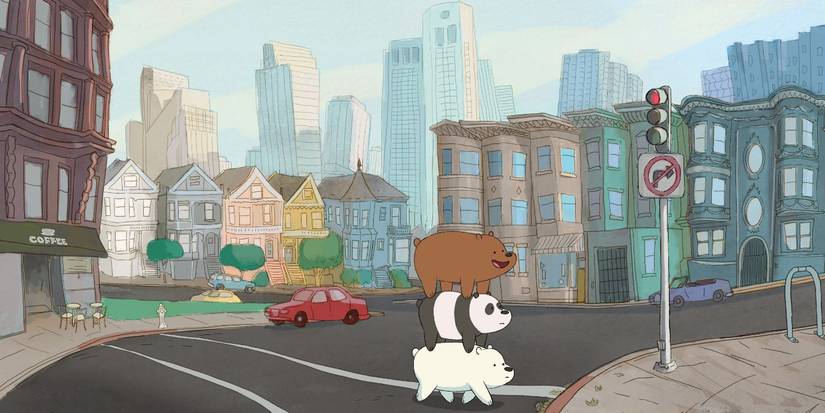 A scene from We Bare Bears on Cartoon Network