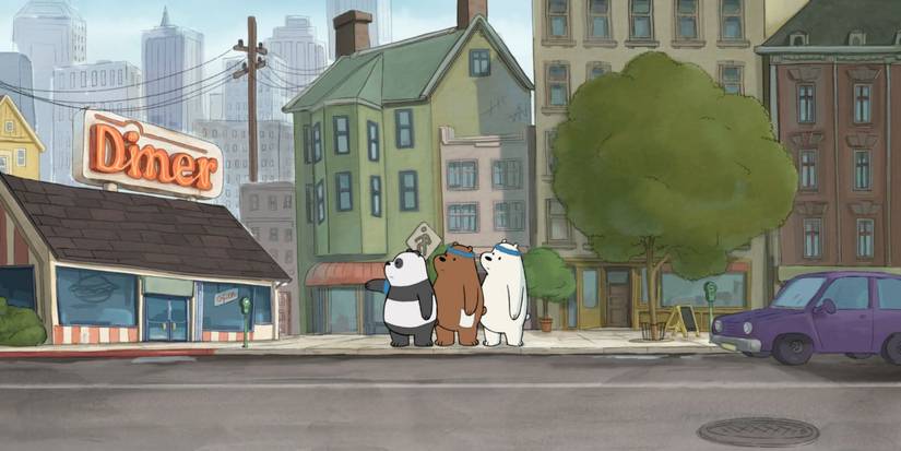 A scene from We Bare Bears on Cartoon Network