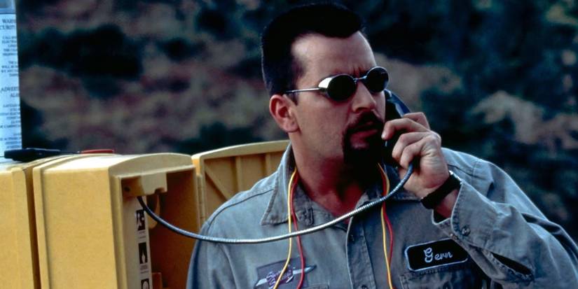 Charlie Sheen on the phone in The Arrival