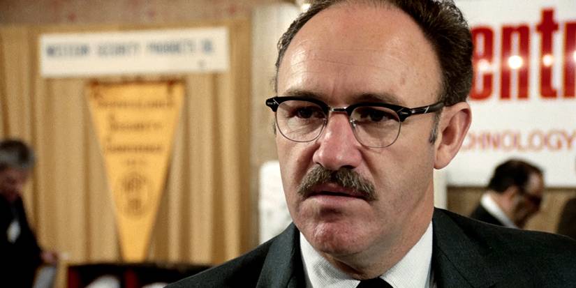 Gene Hackman looking intently in The Conversation